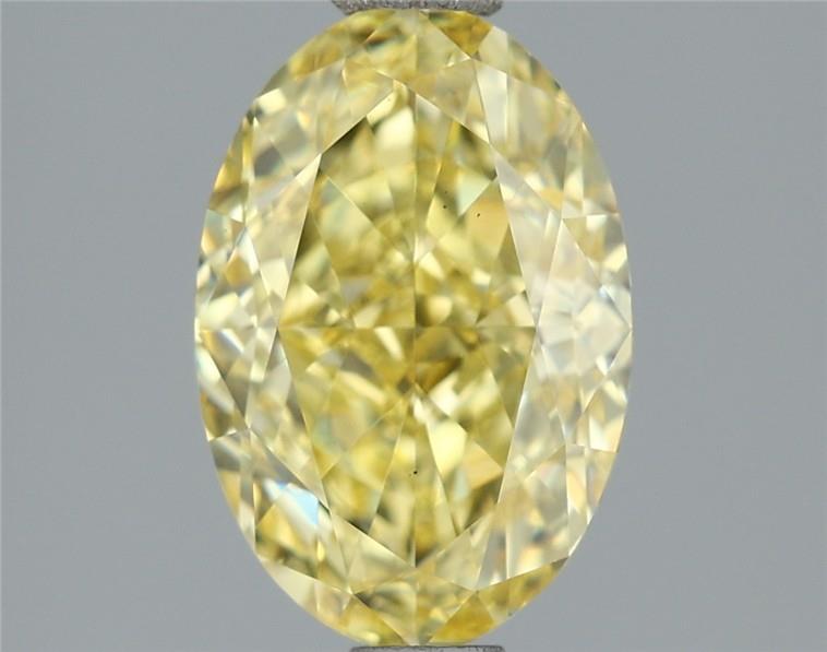 2.01ct FANCY 
VIVID 
YELLOW VS1 OVAL