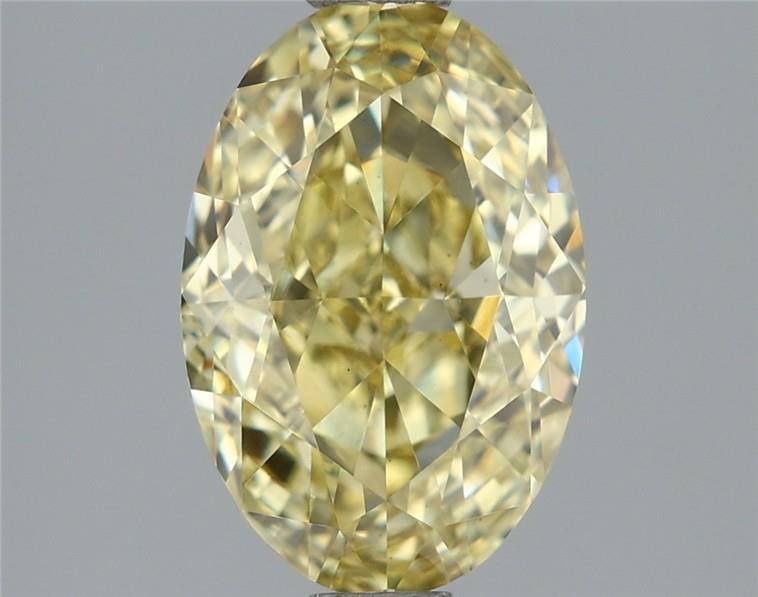 2.01ct Fancy Intense Yellow VS1 OVAL