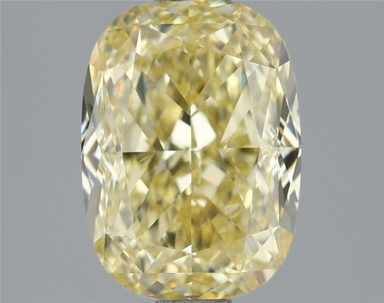 2.3ct Fancy Intense Yellow VVS2 CUSHION