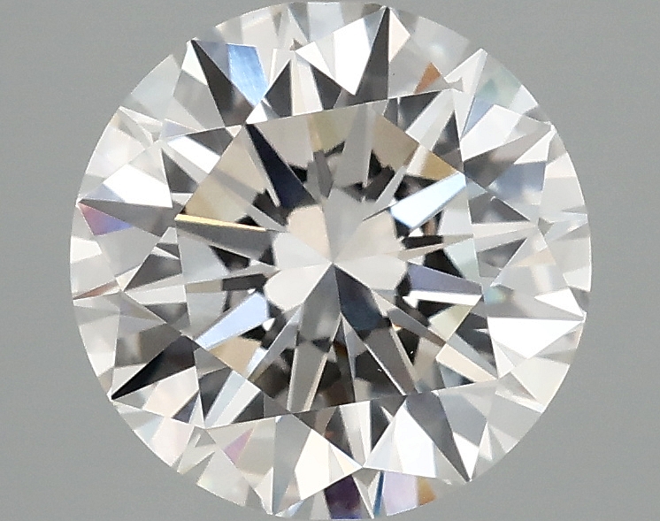 2.71 ct LabGrown Round brilliant G VVS2
