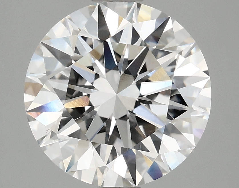 3.67 ct LabGrown Round brilliant F SI1