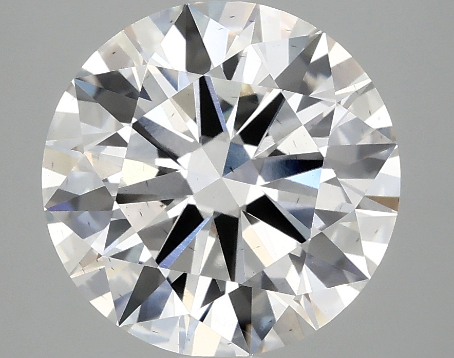3.87 ct LabGrown Round brilliant F SI1