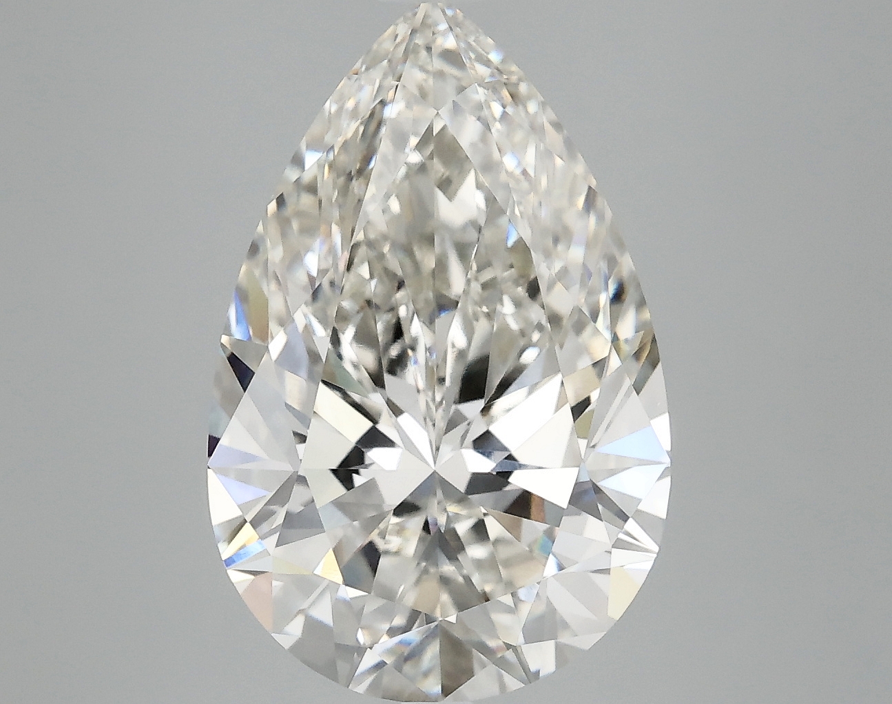 5.69 ct LabGrown Pear H VVS2