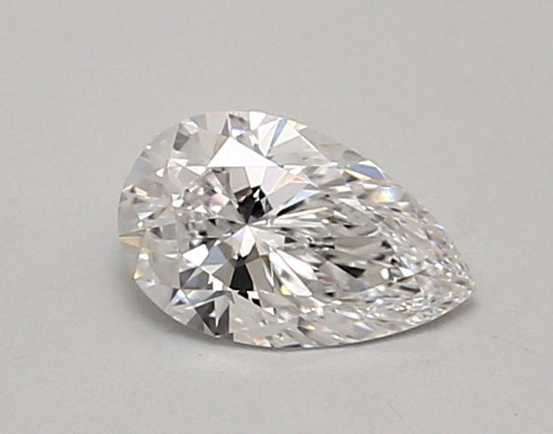 0.75 ct LabGrown Pear D VVS2
