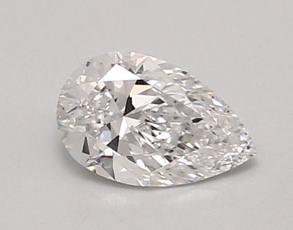 0.85 ct LabGrown Pear D VS2
