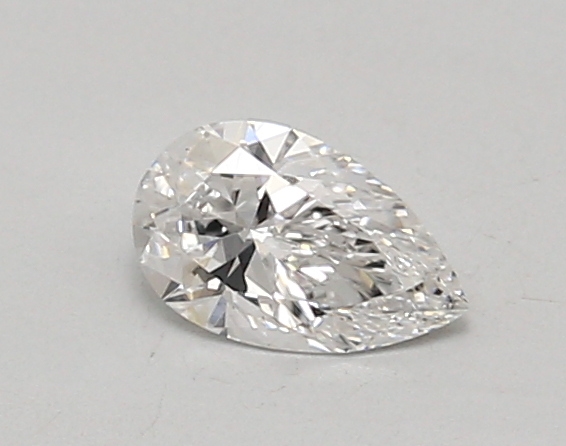 0.47 ct LabGrown Pear D VVS2