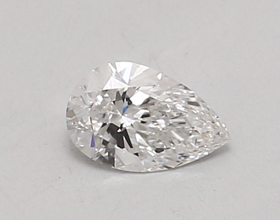 0.42 ct LabGrown Pear D VVS2