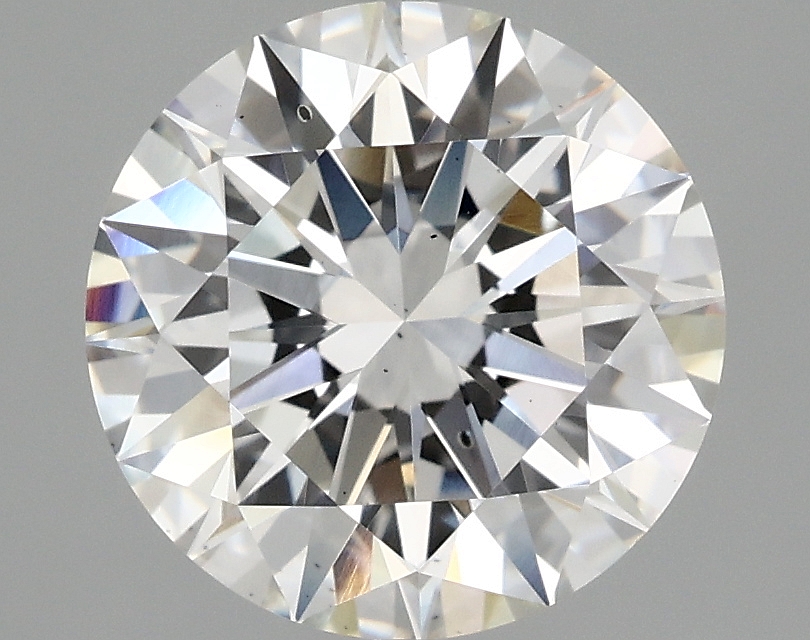 3.09 ct LabGrown Round brilliant F SI1
