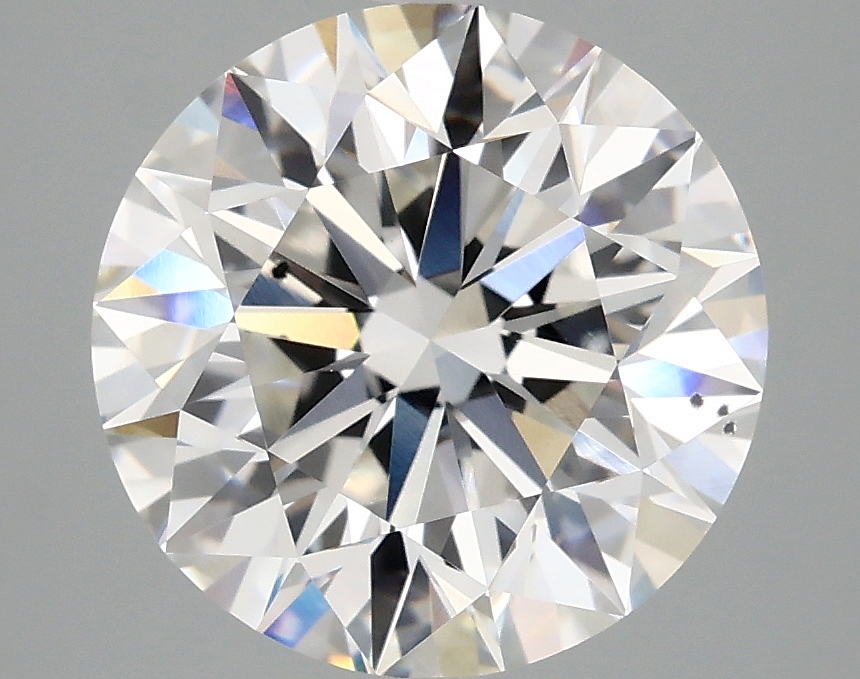 4.01 ct LabGrown Round brilliant F SI1