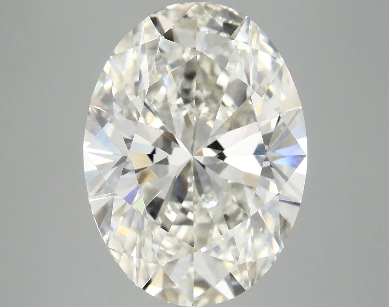 7.32 ct LabGrown Oval H VS2