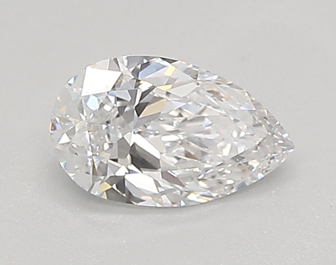 0.43 ct LabGrown Pear D VVS1