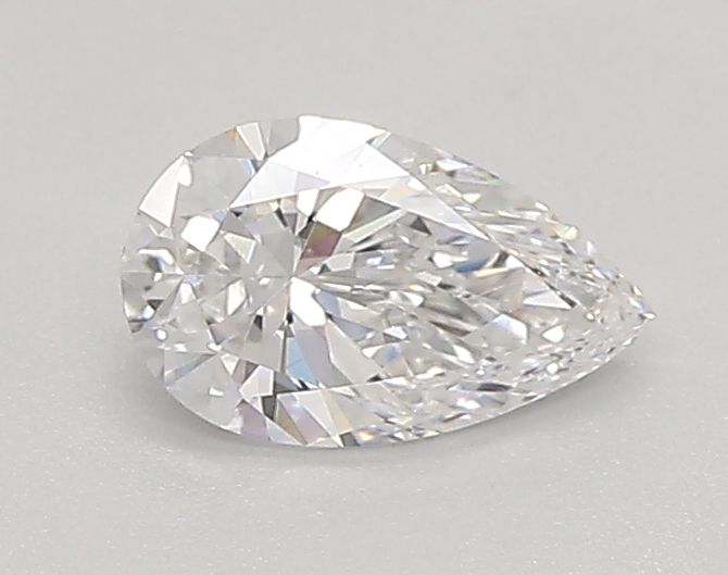 0.42 ct LabGrown Pear D VVS1