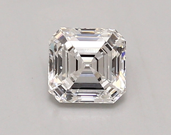0.85 ct LabGrown Asscher D VS1