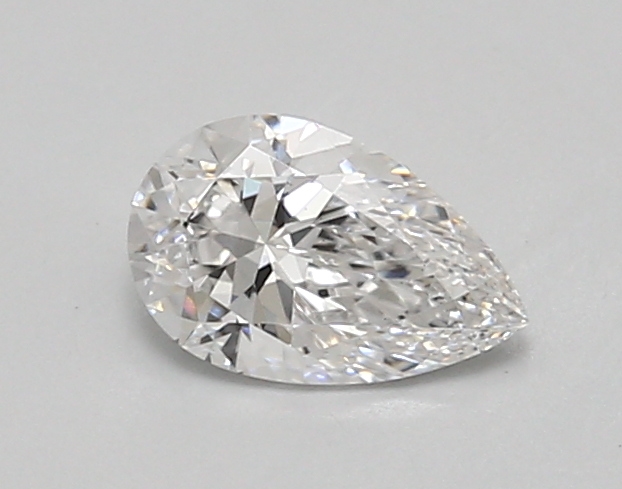 0.8 ct LabGrown Pear D VS2