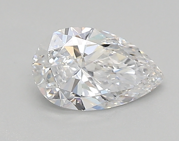0.54 ct LabGrown Pear D VVS1