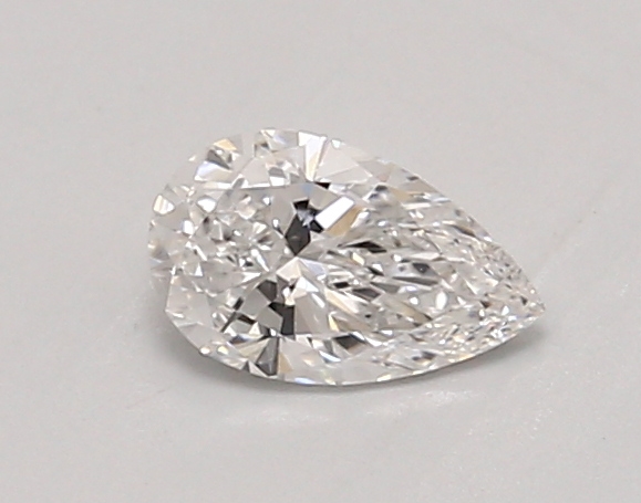 0.53 ct LabGrown Pear D VVS1