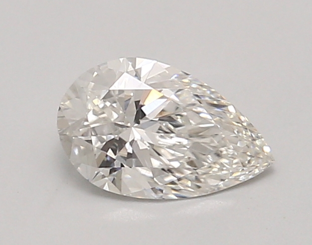 0.9 ct LabGrown Pear F VVS2