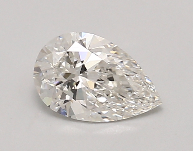 0.91 ct LabGrown Pear F VVS2