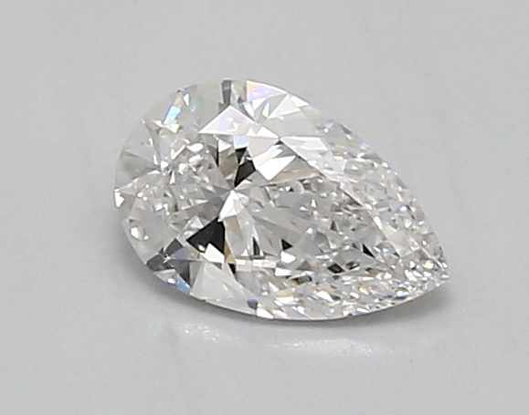 0.78 ct LabGrown Pear D VVS2