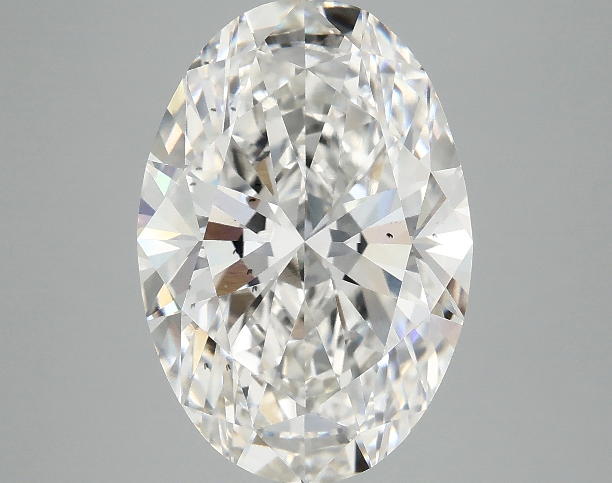 6.07 ct LabGrown Oval F SI1