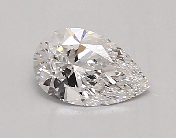 0.76 ct LabGrown Pear D VVS2