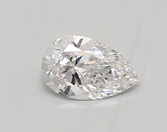 0.41 ct LabGrown Pear D VVS1