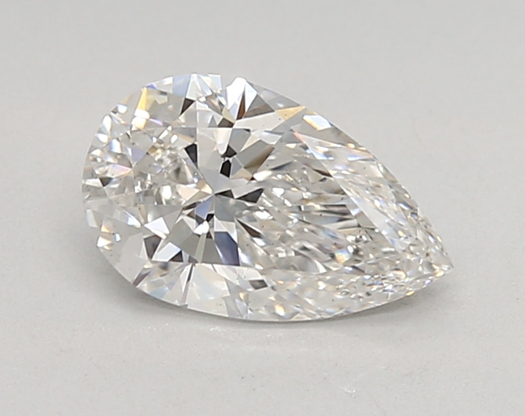 0.83 ct LabGrown Pear F VS2