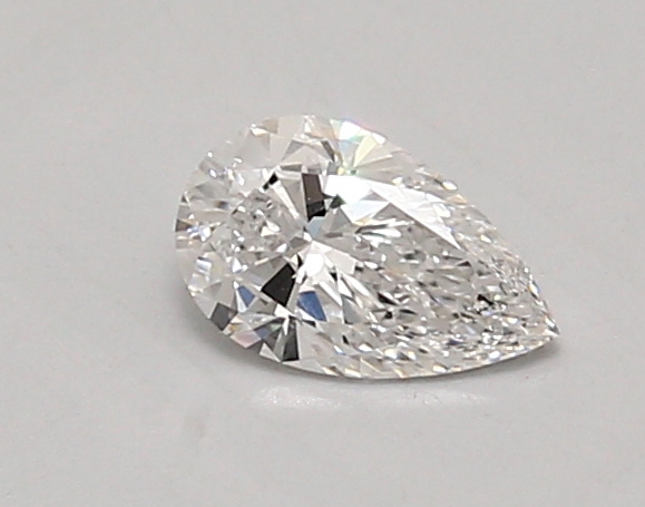 0.57 ct LabGrown Pear D VVS2