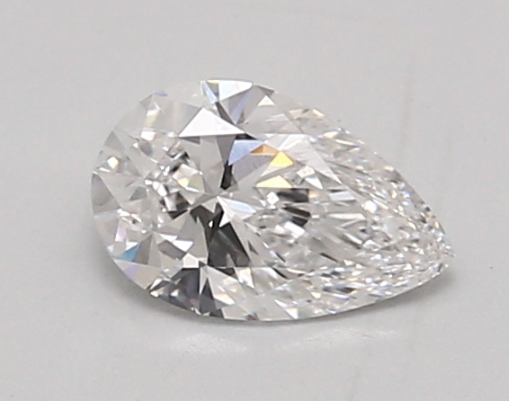 0.78 ct LabGrown Pear D VVS2