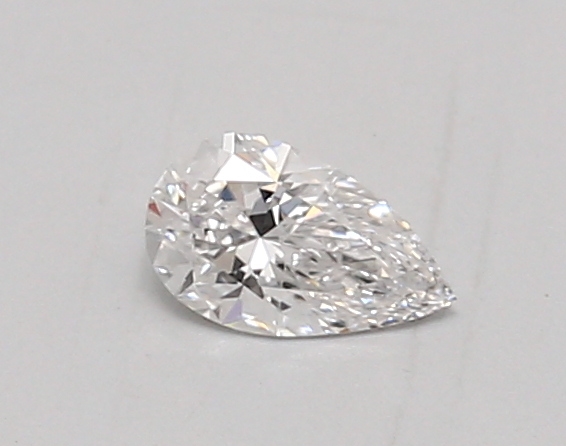 0.33 ct LabGrown Pear D VVS2