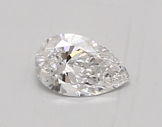 0.42 ct LabGrown Pear D VVS2