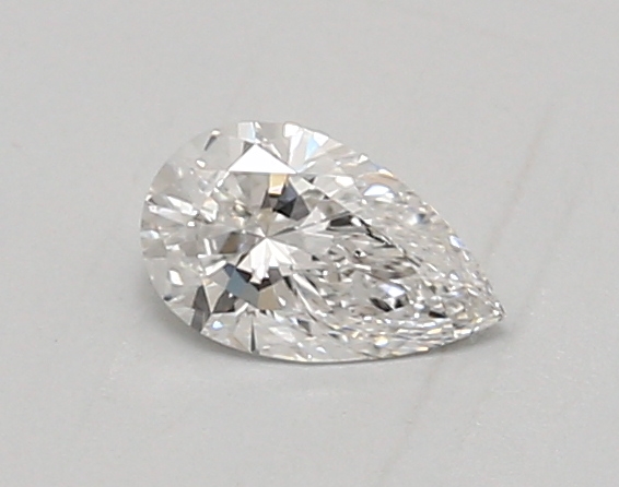 0.42 ct LabGrown Pear D VVS2