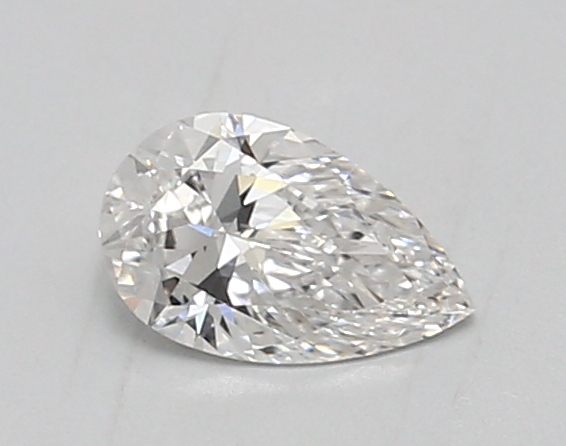 0.61 ct LabGrown Pear D VVS1