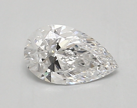0.62 ct LabGrown Pear D VVS2
