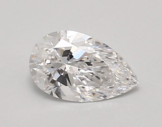 0.62 ct LabGrown Pear D VVS2