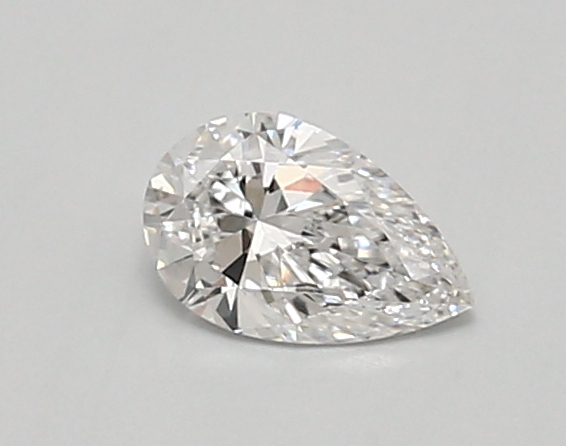 0.44 ct LabGrown Pear D VVS2