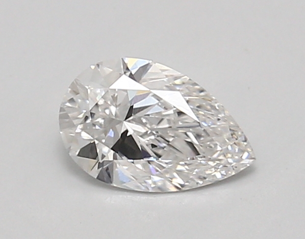 0.78 ct LabGrown Pear D VVS2