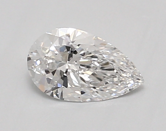 0.65 ct LabGrown Pear D VVS2