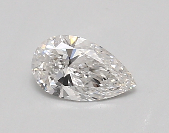 0.44 ct LabGrown Pear D VVS2