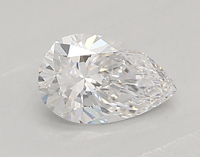 0.42 ct LabGrown Pear D VVS2
