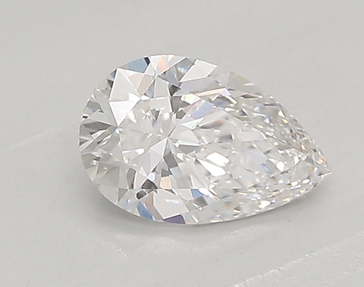 0.57 ct LabGrown Pear D VVS2