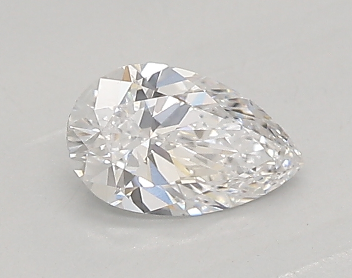 0.44 ct LabGrown Pear D VVS2