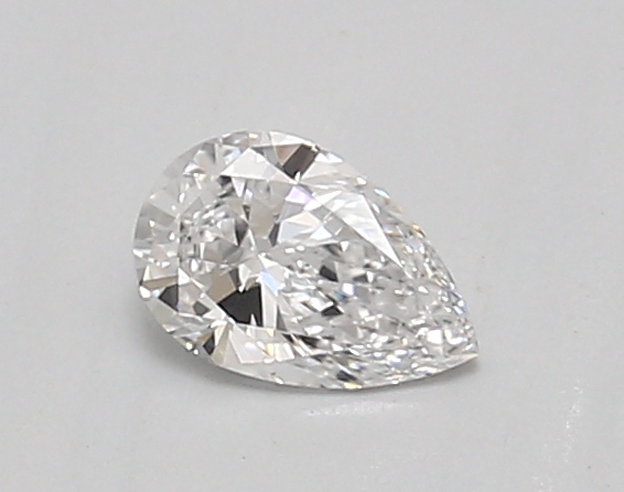 0.42 ct LabGrown Pear D VVS2