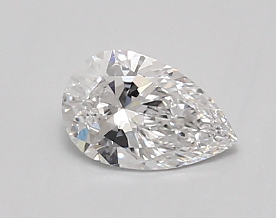 0.54 ct LabGrown Pear D VVS2