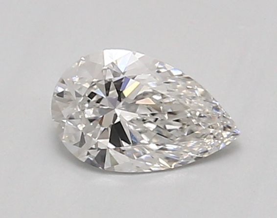 0.65 ct LabGrown Pear F VVS2